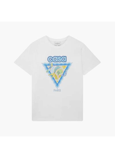 Casablanca T-Shirt Alebrije Armadillo Blanc