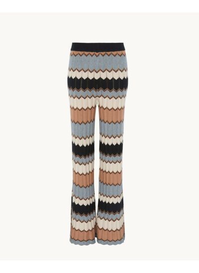 pantalon ISHKA Pantalon evase soie-cachemire