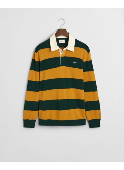 Extra Fine Lambswool Striped Rugger