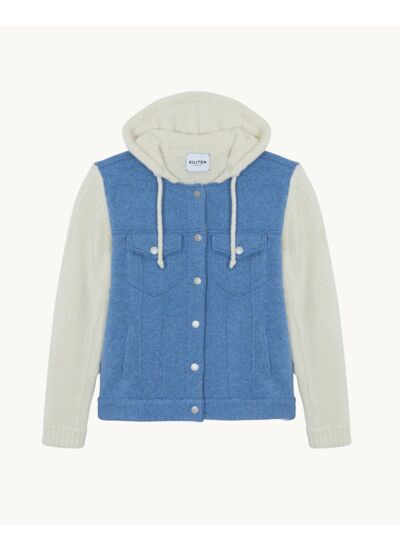Veste Yoshi bleu égée