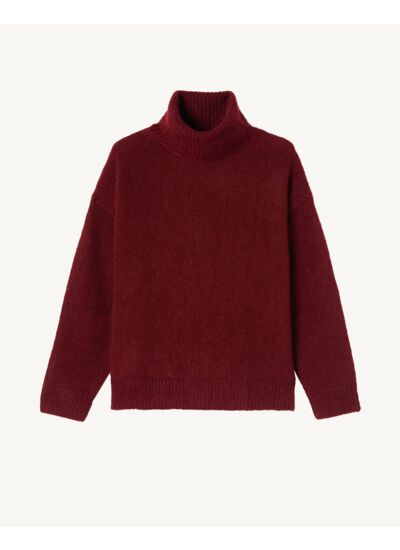 Col roulé oversized mohair - Femme - PRUNELLIER