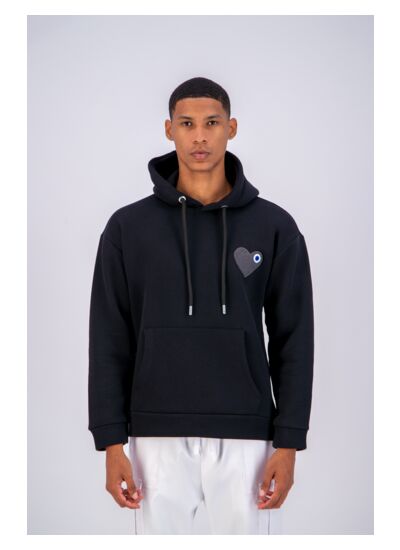 HOODIE COEUR CHIC