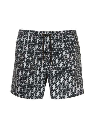 Boxer tissé pour homme - noir/blanc