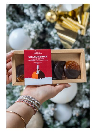 Oranges confites au chocolat