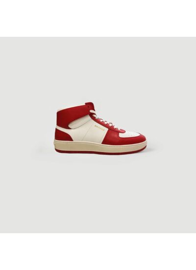 Sneakers montantes en cuir
