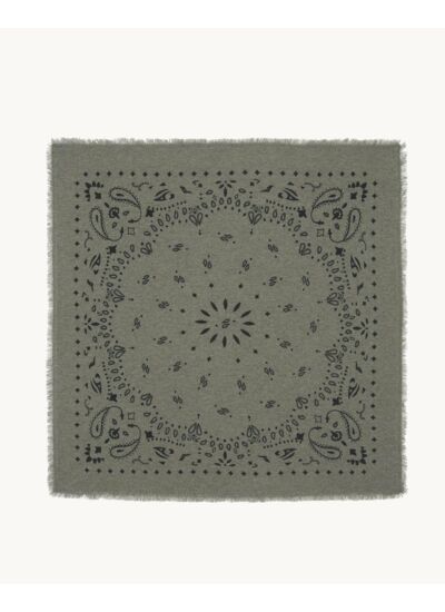 Bandana Hachiko Grand Bandana Cachemire Imprimé, 2 fils