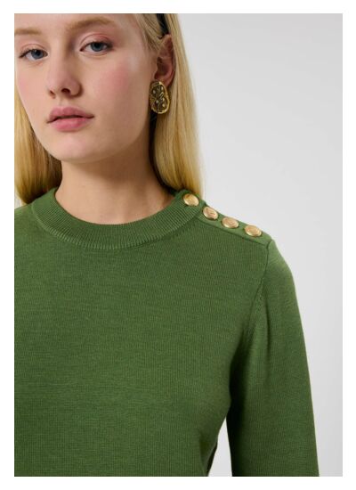 Pull Prunette-Cactus en Polyester