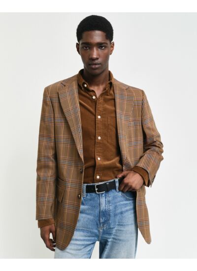 Chemise regular fit en velours côtelé