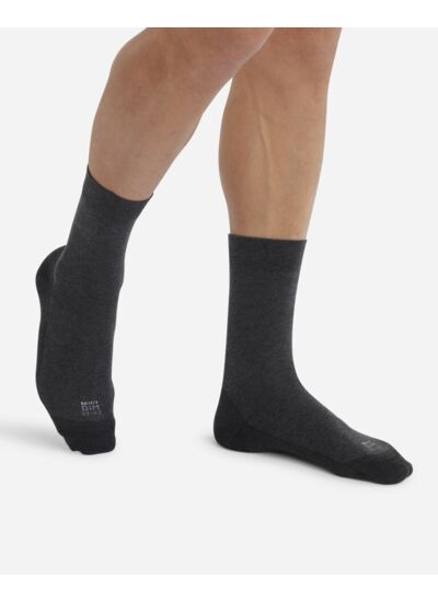 Lot de 2 paires de chaussettes homme Anthracite Chiné Ultra Resist
