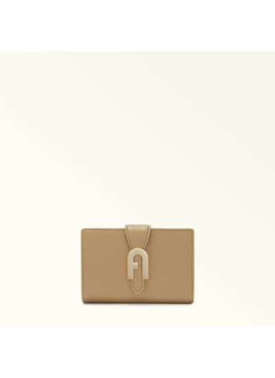 FURLA SOFIA GRAINY M COMPACT WALLET - VITELLO ST.ERACLE COLORBLOCK