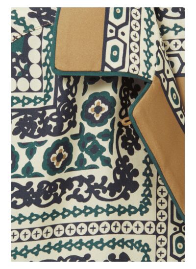 Chemise soie imprimée