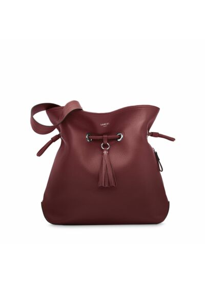Sacha de Lancel - Sac Seau M - Moyen modèle - Cassis