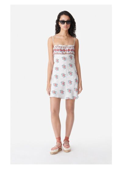 Robe Célimène En Viscose et Soie
