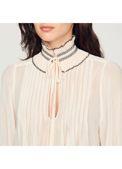 Top en mousseline