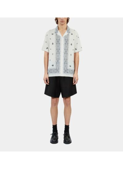 Chemise Imprimée Manches Courtes Homme
