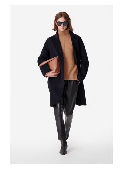 Manteau Devda En Laine Mélangée