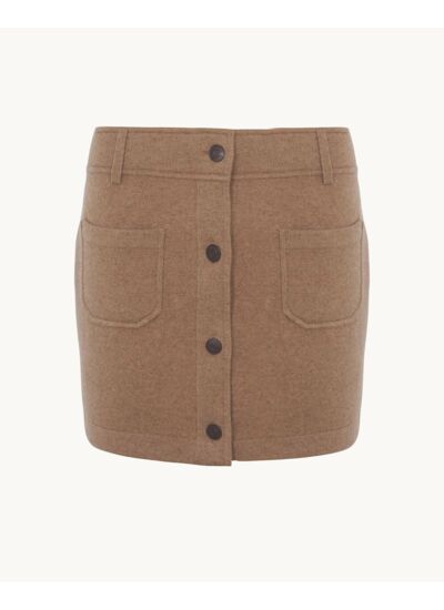 Jupe Dakota marron camelo