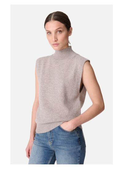 Pull Sans-Manches Delhi En 100% cachemire