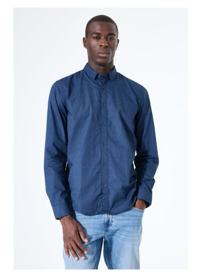 Men Shirt Blue