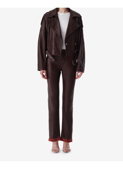 Veste Trench En Cuir Yuria