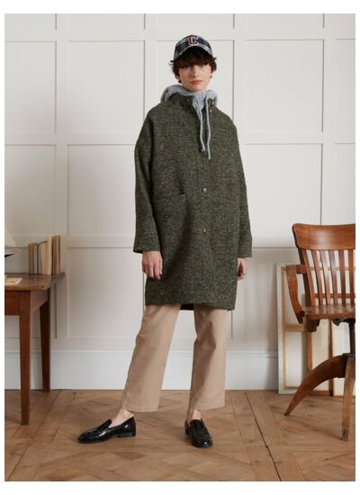 MANTEAU BOXY TWILL