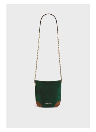 Sac Premium Le Mini Charlotte En Cuir Velours Mini Charlotte