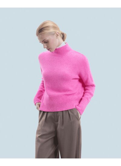 Pull Col Montant Oversize