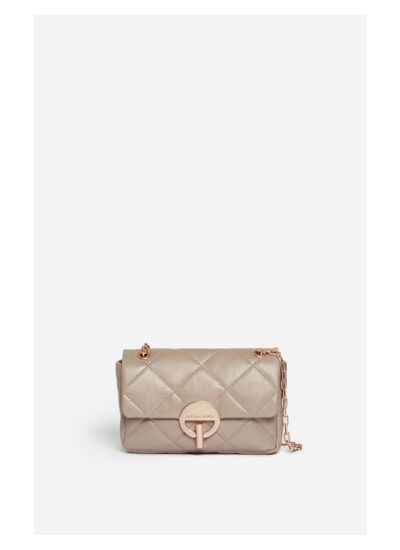 Moyen Sac Moon En Cuir En Coton Et Lin