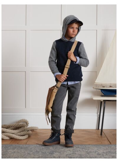 PULL COLOR BLOC HOOD