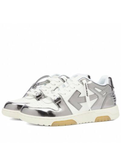 Off-White Out Of Office Mirror Sneaker White/Silver