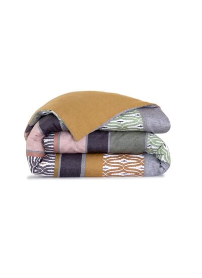 Olivier Desforges - Housse de couette en satin de coton lavé, Bragance