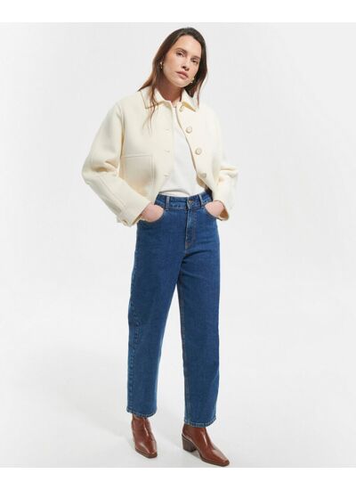 Manteau Majorque Ecru en Laine