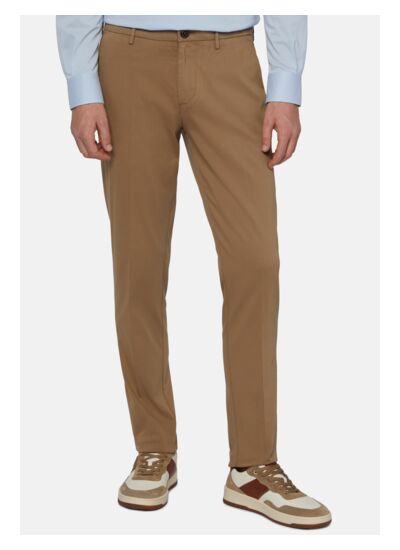 Pantalon En Coton Tencel Extensible
