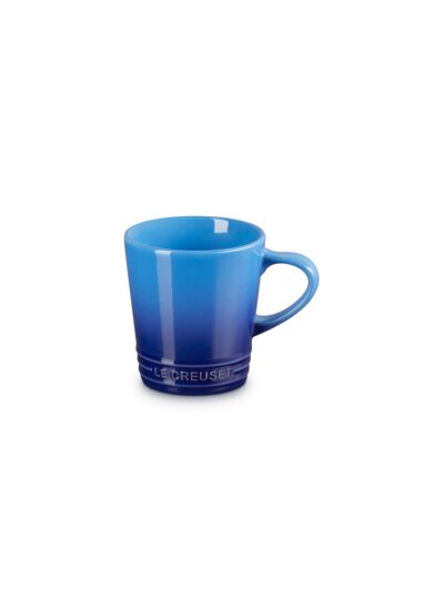 Mug V 330ml en céramique bleu azur