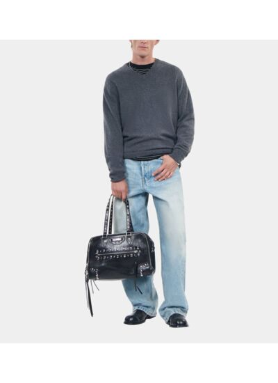 Pull En Cachemire Gris Homme