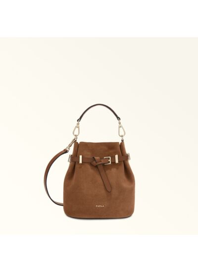 AURA MINI DRAWSTRING - SUEDE+VITELLO KERIA