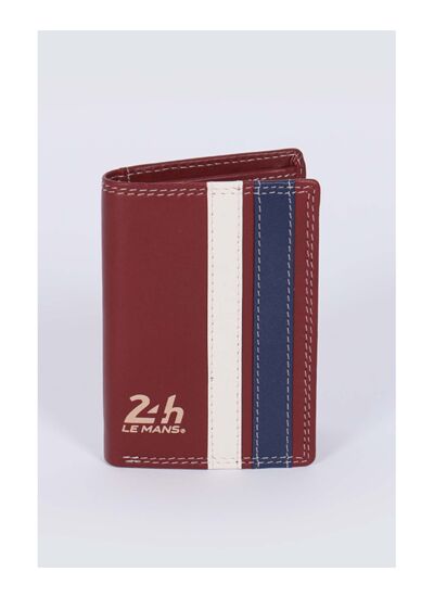 Porte feuille Cuir 24H Chenard Rouge