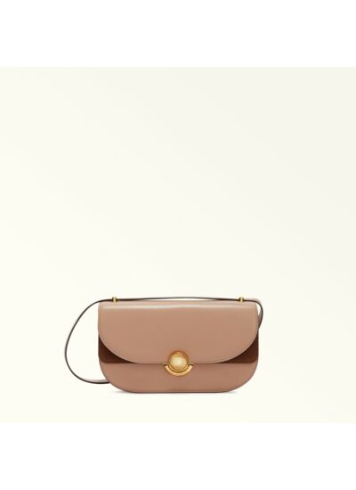 FURLA SFERA S SHOULDER BAG - VITELLO ROMA+SUEDE