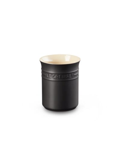 Pot à Ustensiles en céramique noir mat