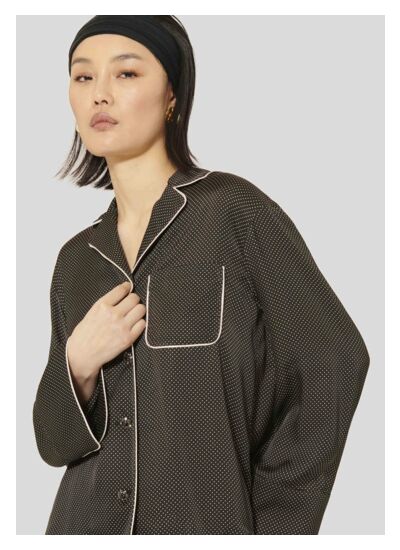 Chemise Calvi-Charcoal en Viscose Ecovero