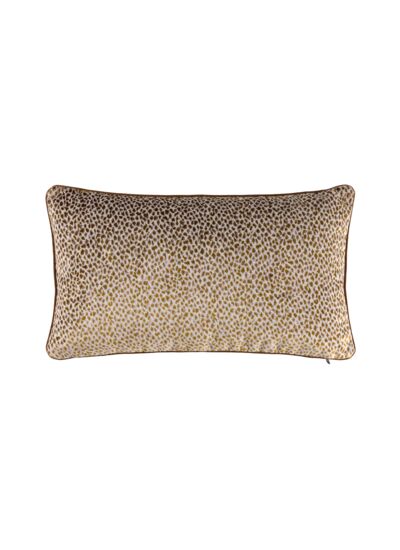 Yves Delorme - Housse de coussin en velours marron, Zénaïde