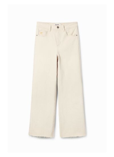Jupe-culotte jean cropped