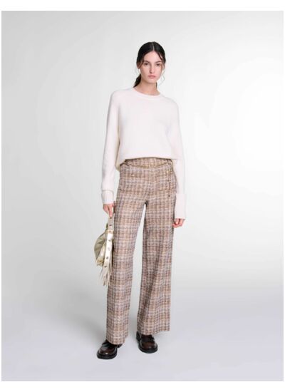 Pantalon en tweed