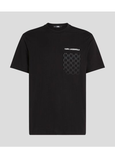 MONOGRAM DEGRADE POCKET TEE