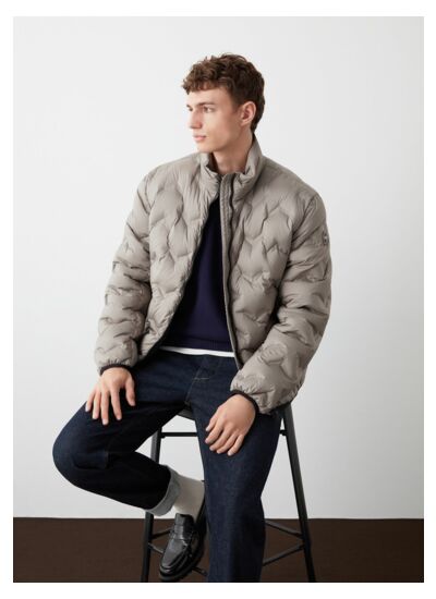 Doudoune courte sans coutures