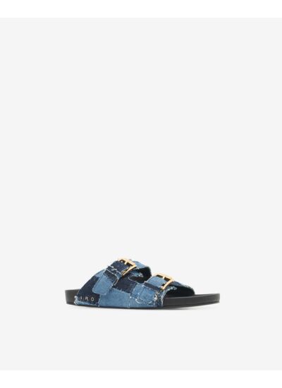 Mules Plates Billie Denim Patchwork