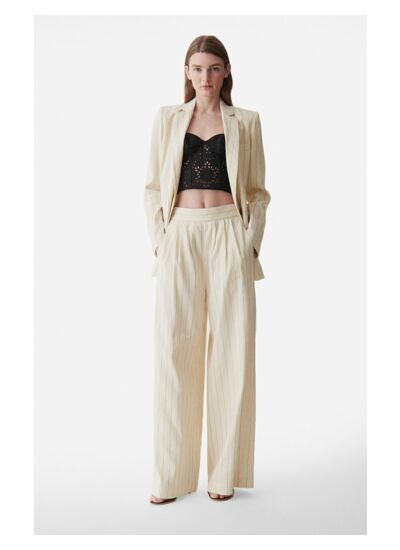 Pantalon Nunes En lin et coton