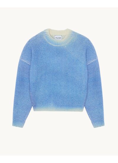 Pull Romelie Spray bleu ciel chiné