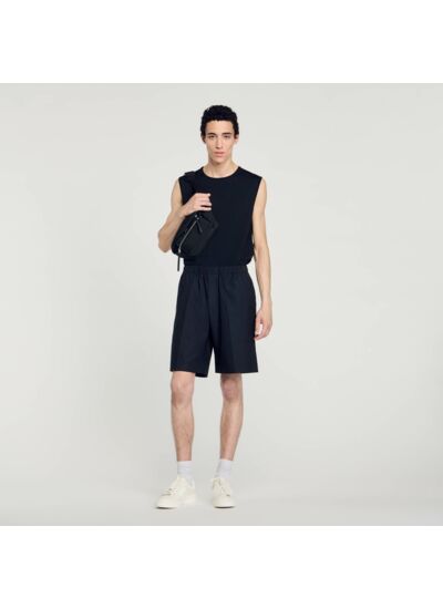 Short en toile de coton