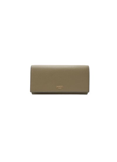 Lettrines de Lancel - Portefeuille Long Rabat - Kaki